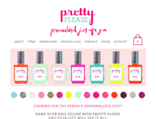 Tablet Screenshot of prettypleasenailpolish.com